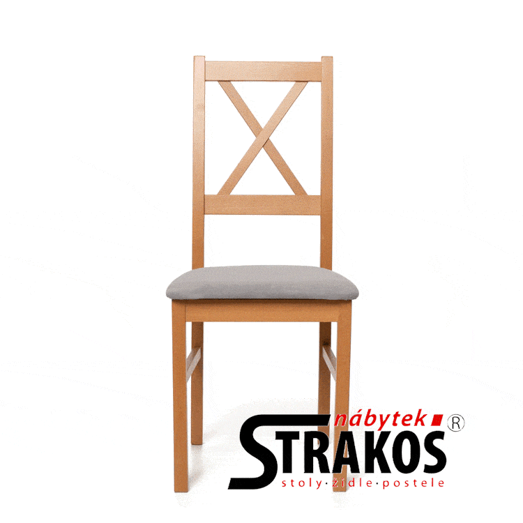 Jídelní židle STRAKOŠ N X, bílá, 35A - EXPD-P - výprodej